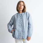 Reversible Bomber Jacket - ash blue/sand - VIVI MARI