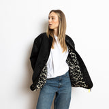 Reversible Bomber Jacket - black/leo black - sand - VIVI MARI