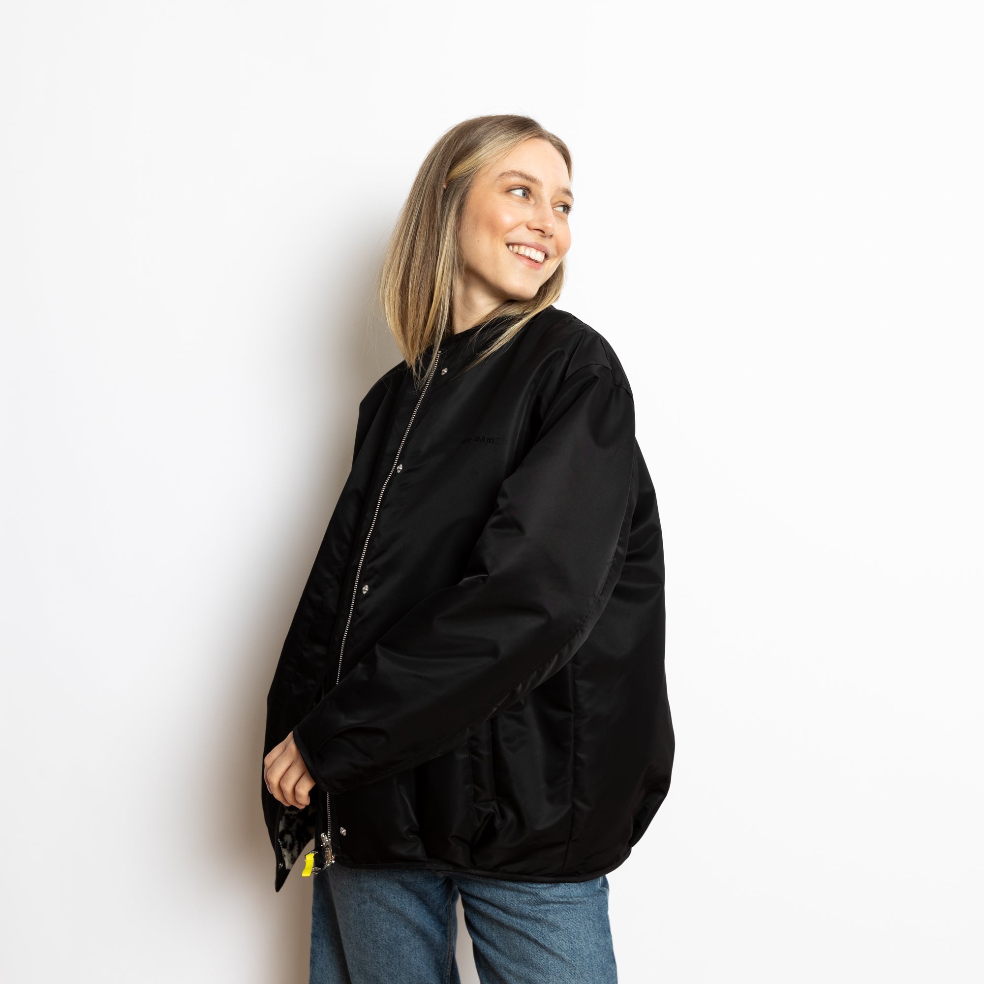 Reversible Bomber Jacket - black/leo black - sand - VIVI MARI