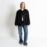 Reversible Bomber Jacket - black/leo black - sand - VIVI MARI