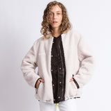Reversible Bomber Jacket - chocolate/sand - VIVI MARI