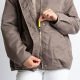 Reversible Bomber Jacket - dark mushroom/mushroom - VIVI MARI