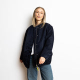 Reversible Bomber Jacket - navy/leo navy - olive - VIVI MARI