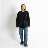 Reversible Bomber Jacket - navy/leo navy - olive - VIVI MARI