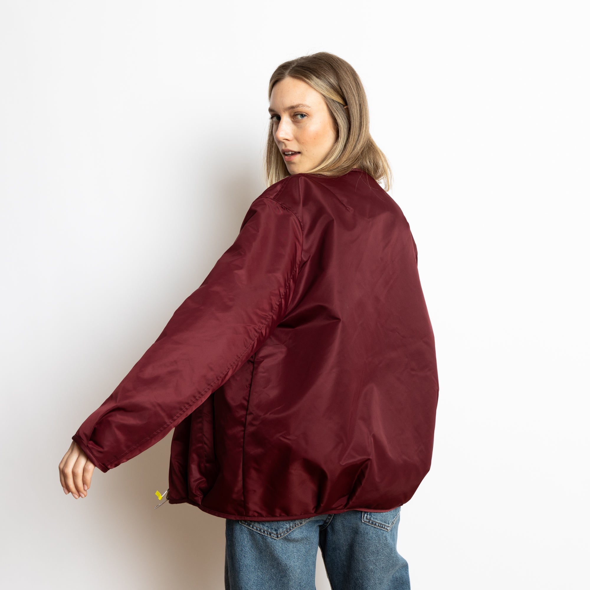 Reversible Bomber Jacket - wine red/sand - VIVI MARI