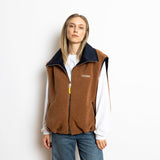 Reversible Bomber Vest - navy/caramel - VIVI MARI