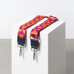 strap triangles magenta/orange - navy - VIVI MARI