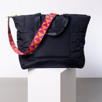 strap triangles magenta/orange - navy - VIVI MARI