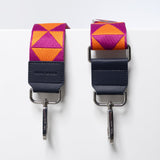 strap triangles magenta/orange - navy - VIVI MARI