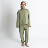 Sweat Pants - solid pale olive - VIVI MARI