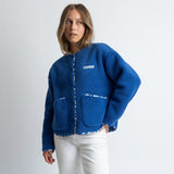 Teddy Fleece Jacket - blue - VIVI MARI