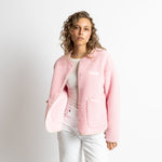 Teddy Fleece Jacket - candy pale pink - VIVI MARI