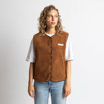 Teddy Fleece Vest - caramel - VIVI MARI