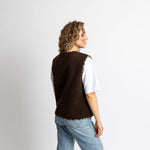 Teddy Fleece Vest - chocolate - VIVI MARI