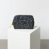 Toiletry Bag small - leo splashes navy/olive - VIVI MARI