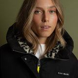 Winter Parka black/leo black - sand - VIVI MARI