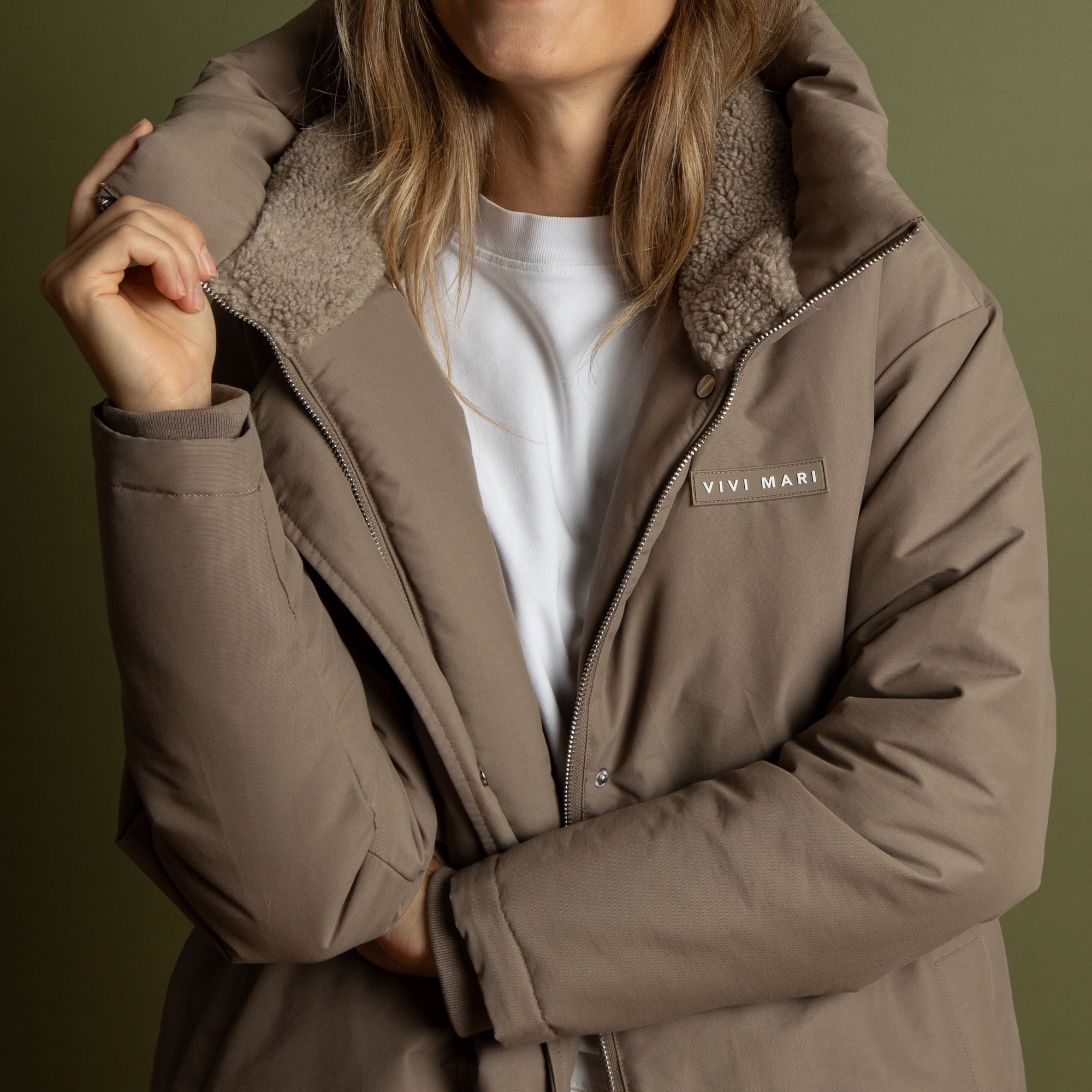 Winter Parka mushroom/mushroom - VIVI MARI