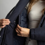 Winter Parka navy/leo navy - olive - VIVI MARI