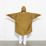 Raincoat drops mustard/black