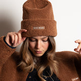 Beanie Teddy - caramel - VIVI MARI