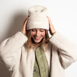 Beanie Teddy - sand - VIVI MARI