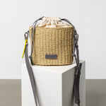 Bucket Bag Straw - taupe - VIVI MARI