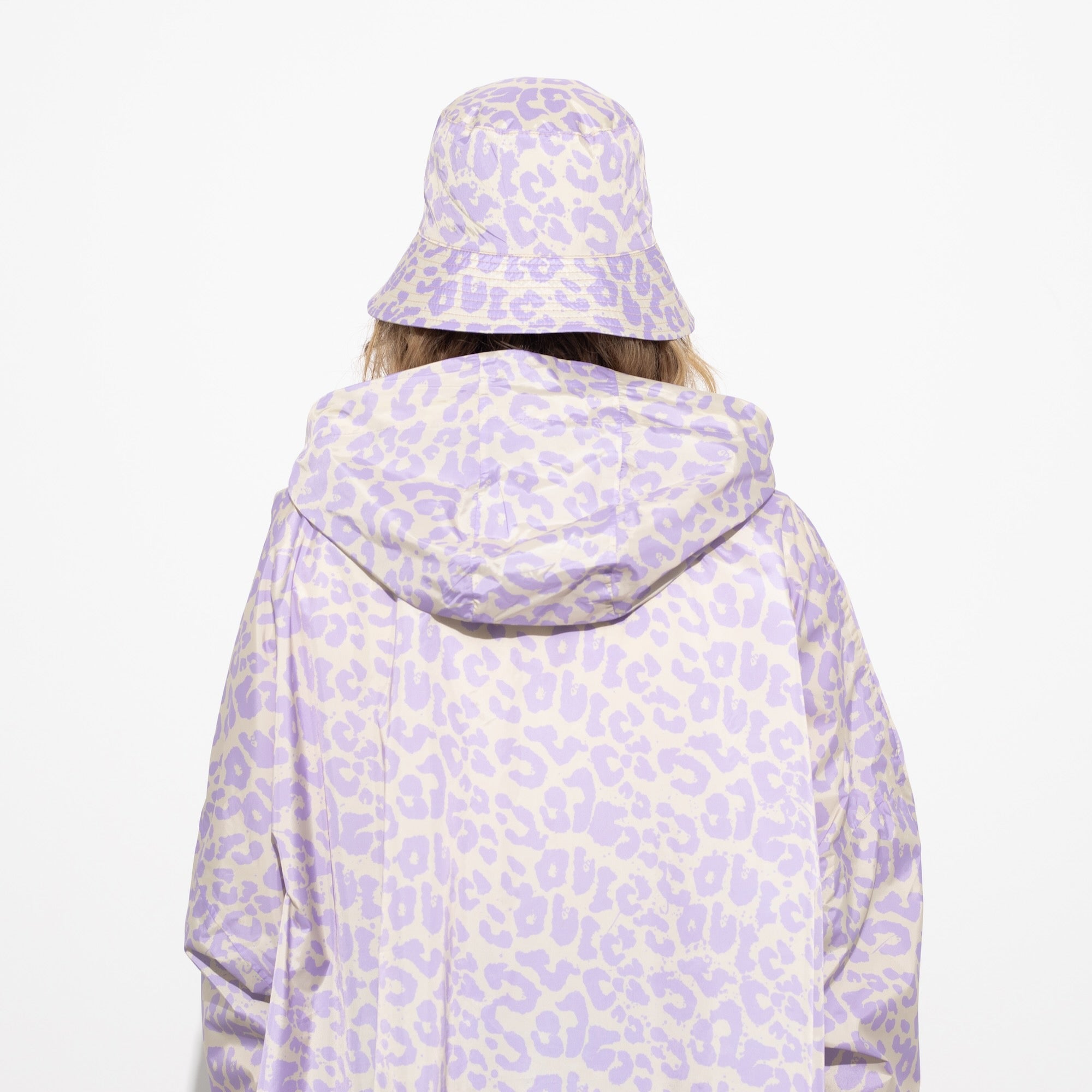 Bucket Hat leo splashes lavender/grey - VIVI MARI