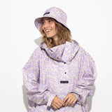 Bucket Hat leo splashes lavender/grey - VIVI MARI