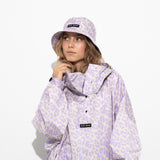 Bucket Hat leo splashes lavender/grey - VIVI MARI