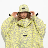 Bucket Hat leo splashes yellow/grey - VIVI MARI