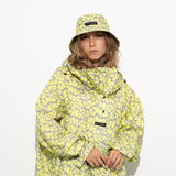 Bucket Hat leo splashes yellow/grey - VIVI MARI