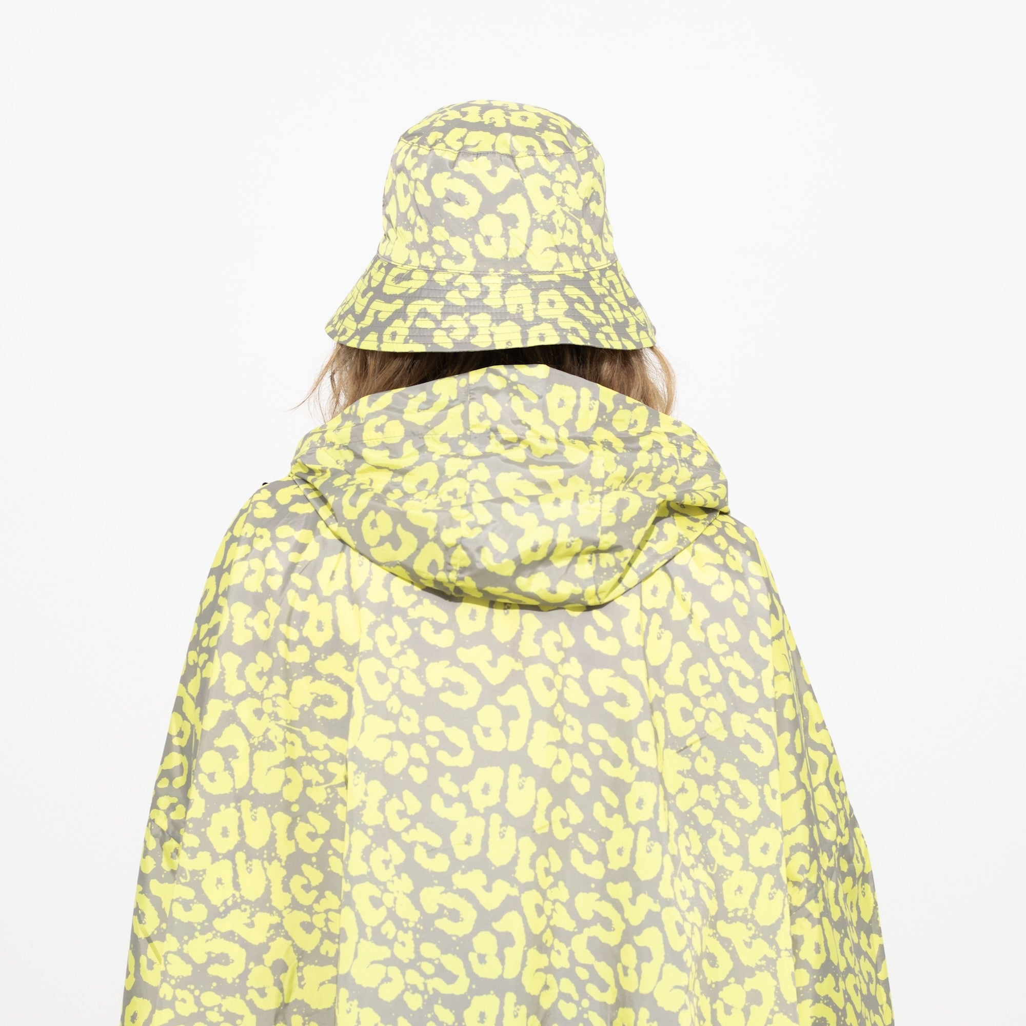 Bucket Hat leo splashes yellow/grey - VIVI MARI