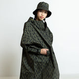 Kids Bucket Hat drops olive/black - VIVI MARI