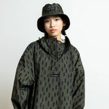 Kids Bucket Hat drops olive/black - VIVI MARI