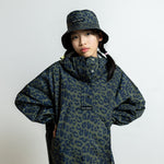 Kids Bucket Hat leo splashes navy/olive - VIVI MARI