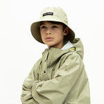 Kids Bucket Hat solid pale olive - VIVI MARI