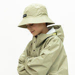 Kids Bucket Hat solid pale olive - VIVI MARI