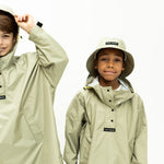 Kids Bucket Hat solid pale olive - VIVI MARI
