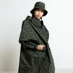 Kids Raincoat drops olive/black - VIVI MARI