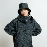 Kids Raincoat leo splashes navy/olive - VIVI MARI