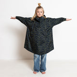 Kids Raincoat leo splashes navy/olive - VIVI MARI