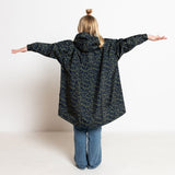 Kids Raincoat leo splashes navy/olive - VIVI MARI