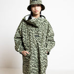 Kids Raincoat leo splashes olive/pale olive - VIVI MARI