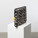 Padded Laptop Sleeve 13"/14" - leo splashes black/sand - VIVI MARI