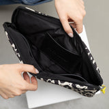 Padded Laptop Sleeve 13"/14" - leo splashes black/sand - VIVI MARI