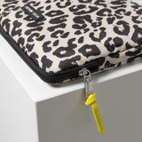 Padded Laptop Sleeve 13"/14" - leo splashes black/sand - VIVI MARI