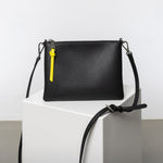 Pouch + strap basic classic thin - black - VIVI MARI