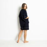 Pyjama Shorts - solid navy - VIVI MARI