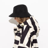 Raincoat bold stripes - black/sand - VIVI MARI