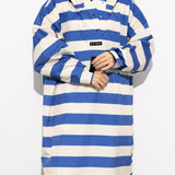 Raincoat bold stripes - blue/sand - VIVI MARI